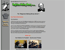 Tablet Screenshot of magiciansmakingmoney.com